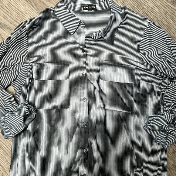 Express Button Down Top - Picture 3 of 8
